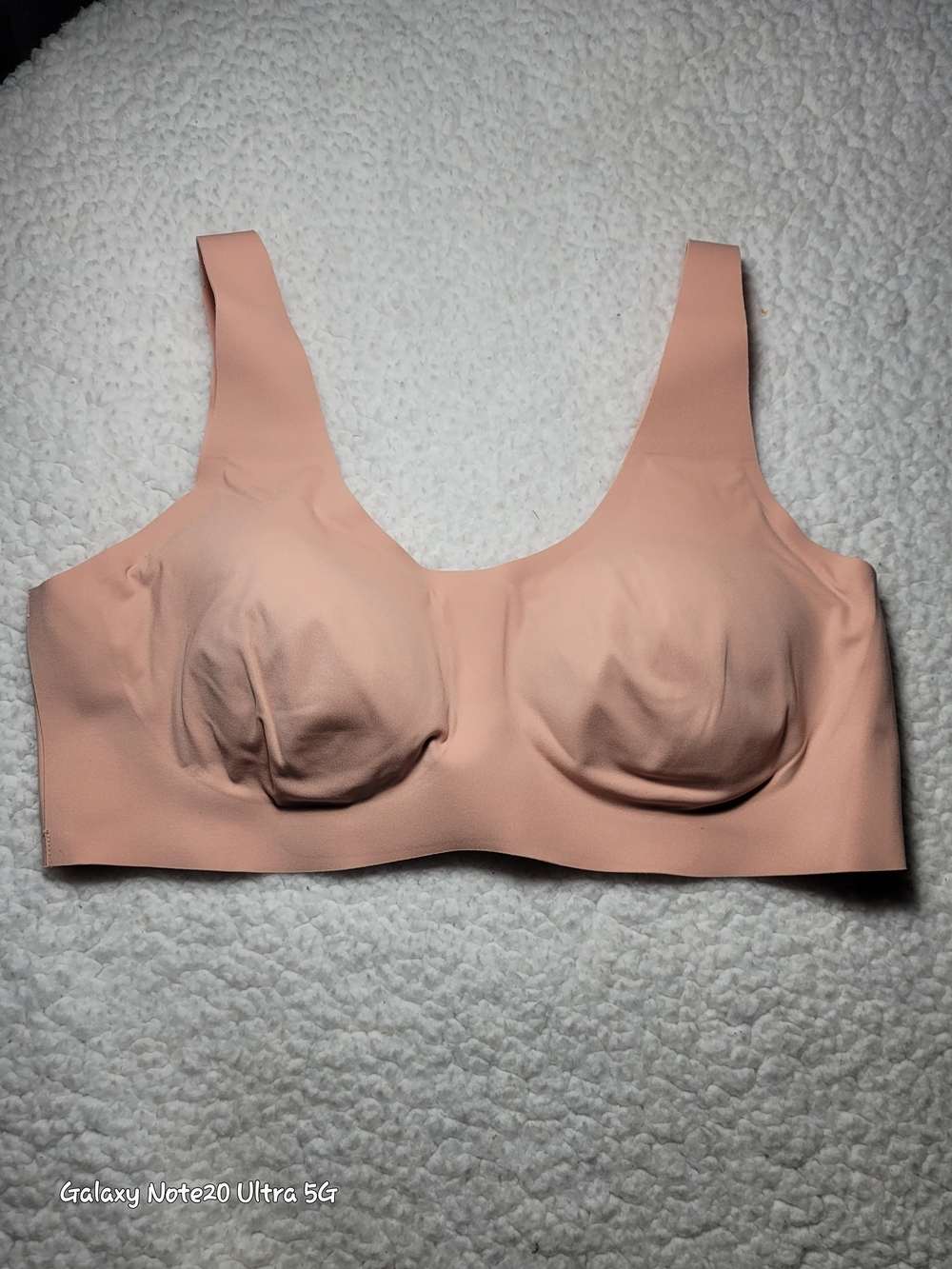 Knix LuxeLift Pullover Wireless Bra Nude Beige Seamless Smooth Bralette Large L